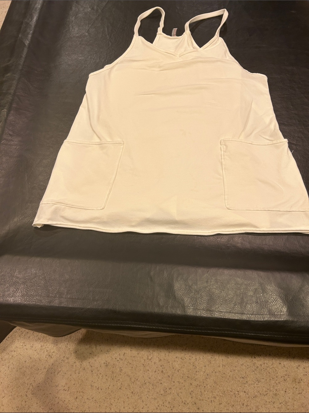 NWOT White Hot Shot Free People Movement Tank Top Dress